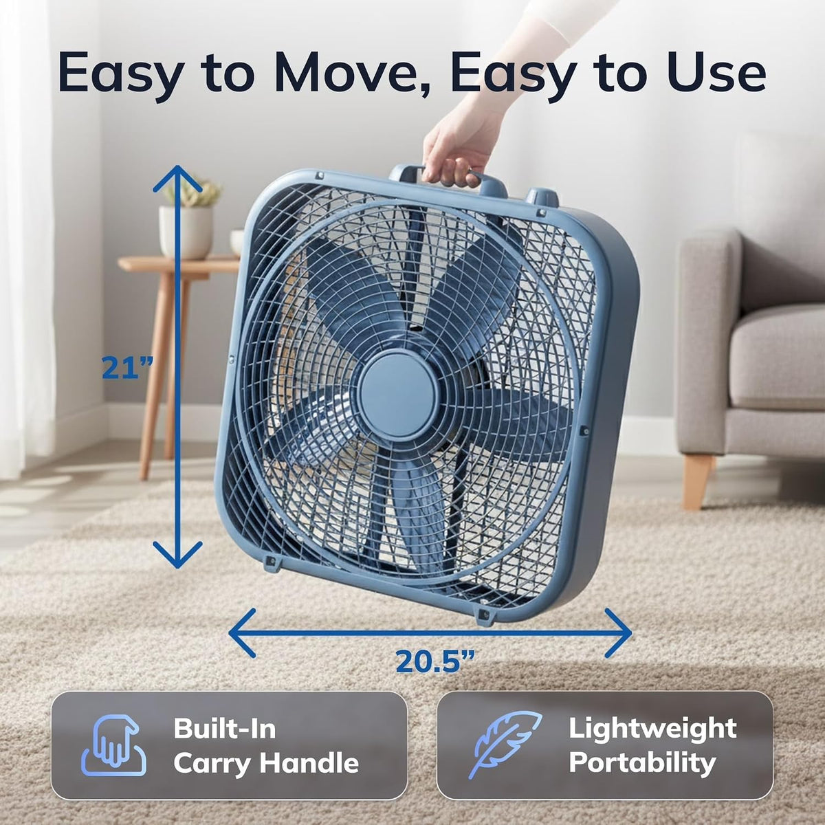 20-Inch 3-Speed Box Fan O22417