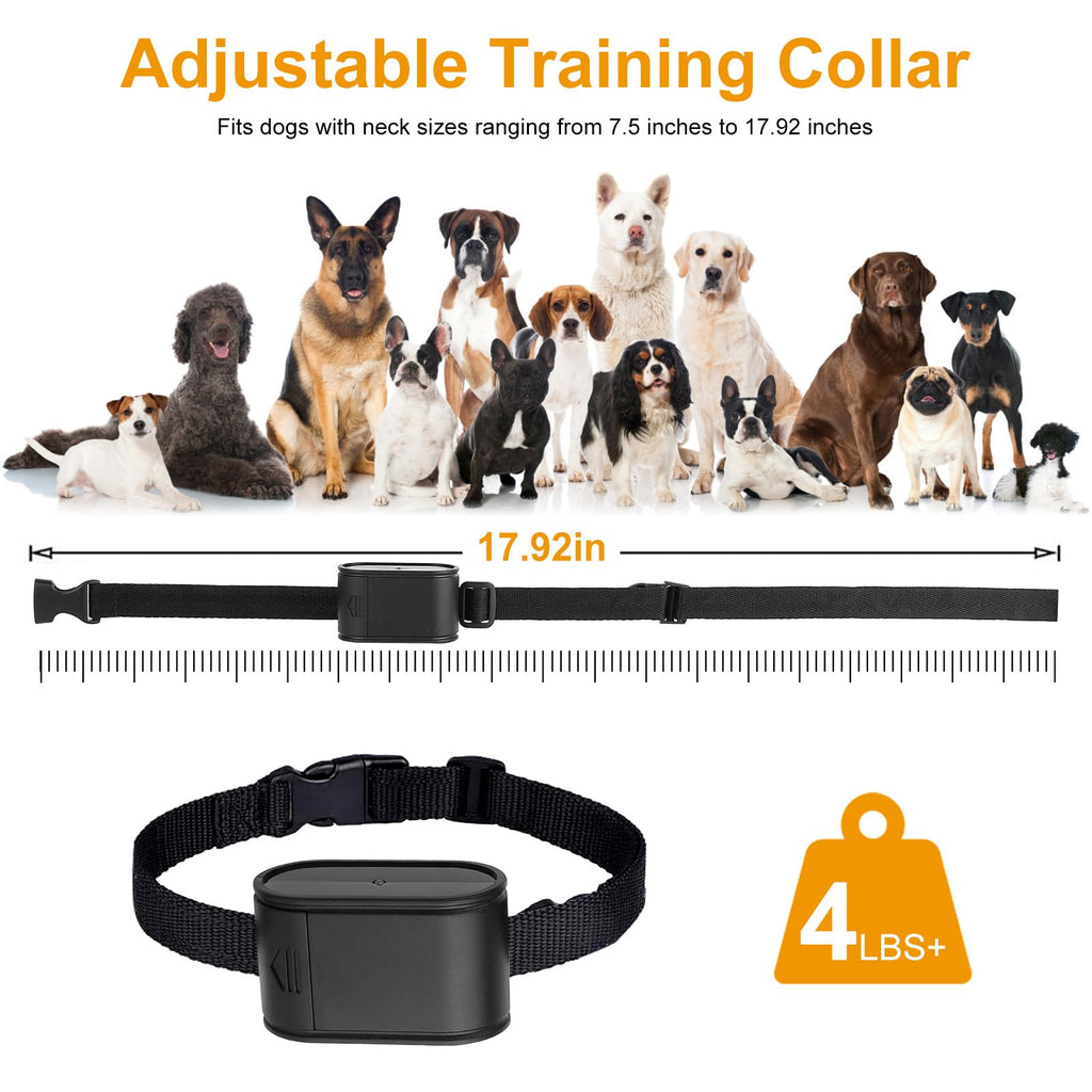 Electric Dog Fence System for 2 Dogs with 2 Waterproof Receiver Collars B3128