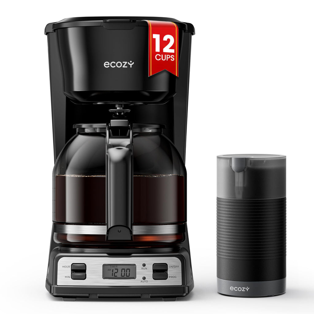 12-Cup Drip Coffee Maker with Electric Coffee Grinder F9595
