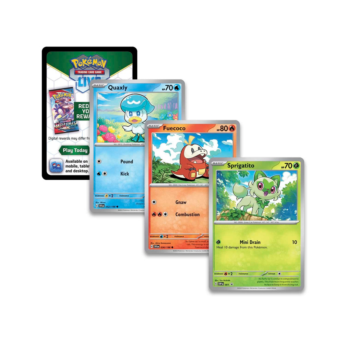 Pokemon TCG Paldea Pin Collection Sprigatito M67855