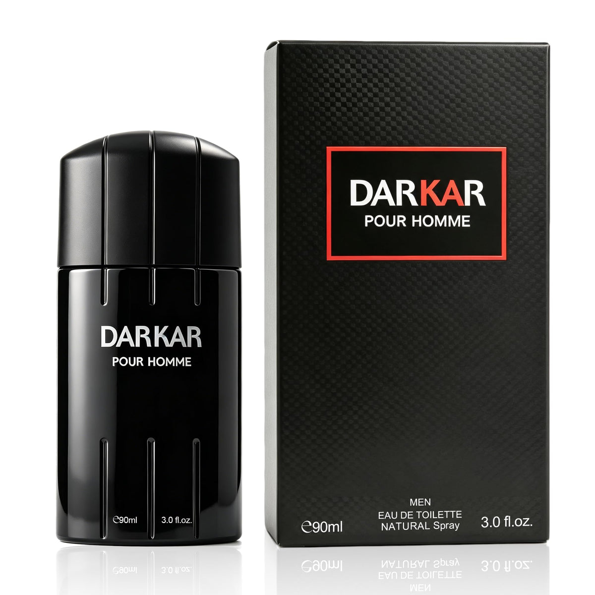 Eau de Toilette for Men, Woody Leather Cologne, 3.3 fl oz B691
