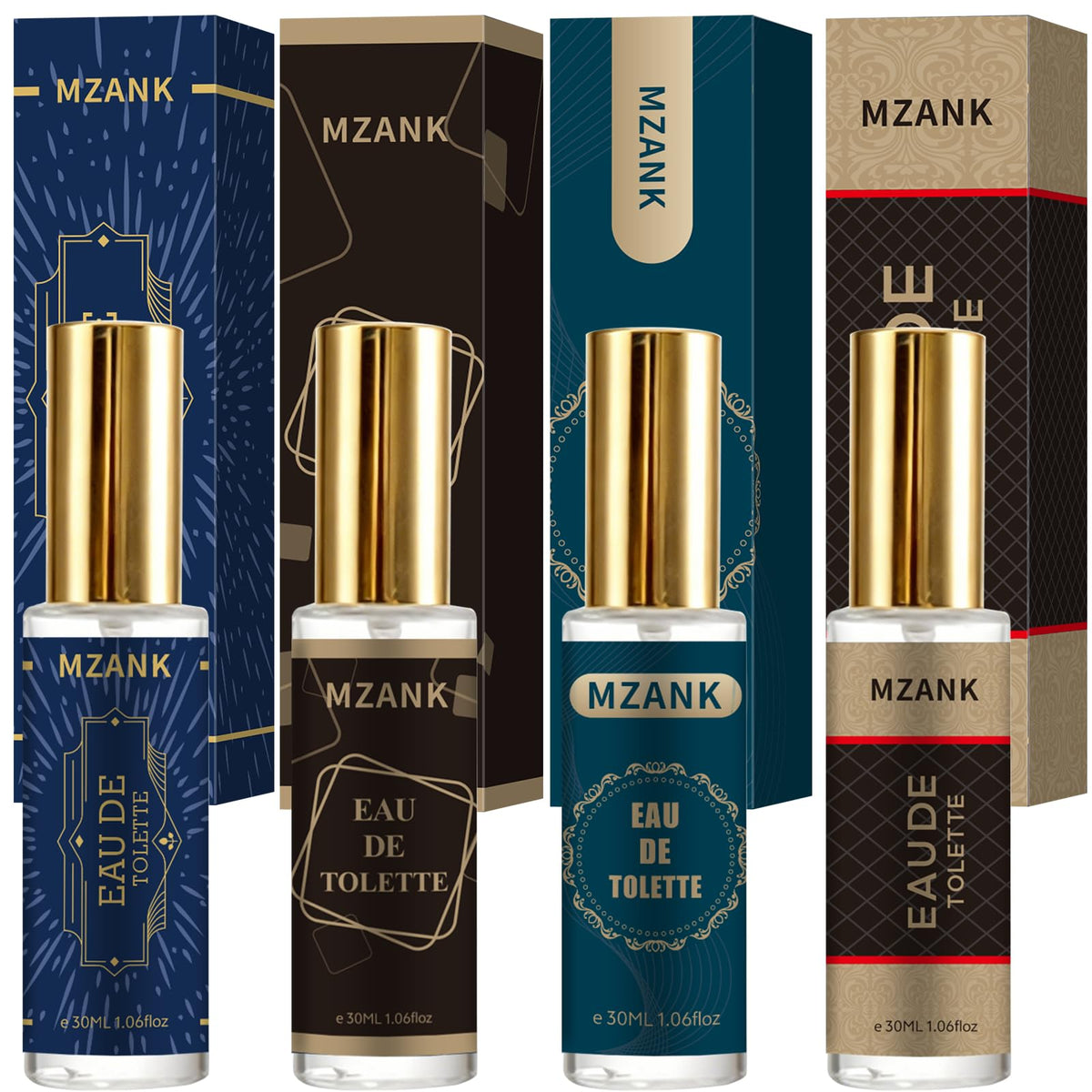 4 Pack 30ml Eau de Toilette Cologne A8759
