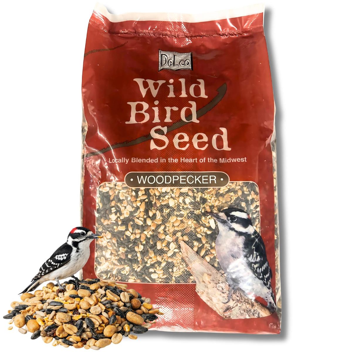 Wild Bird Seed 20 lb Bag Fruit & Nut with Sunflowers C3861