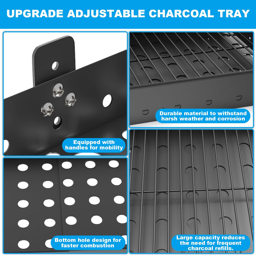 Charcoal Grill Basket Pan Replacement Parts O85114