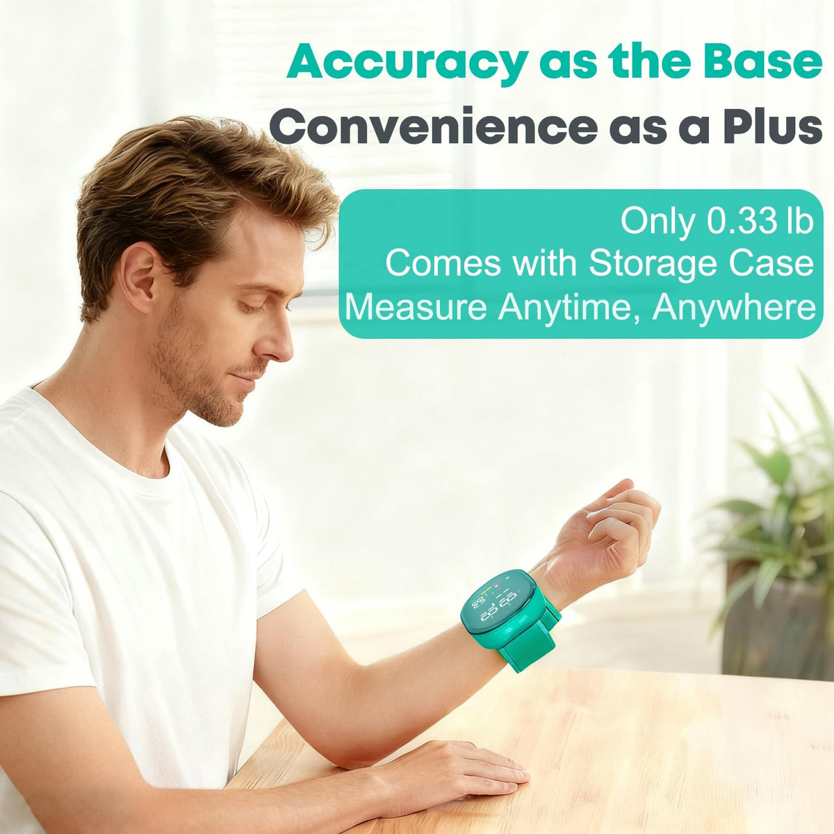 Portable Wrist Blood Pressure Monitor I38259