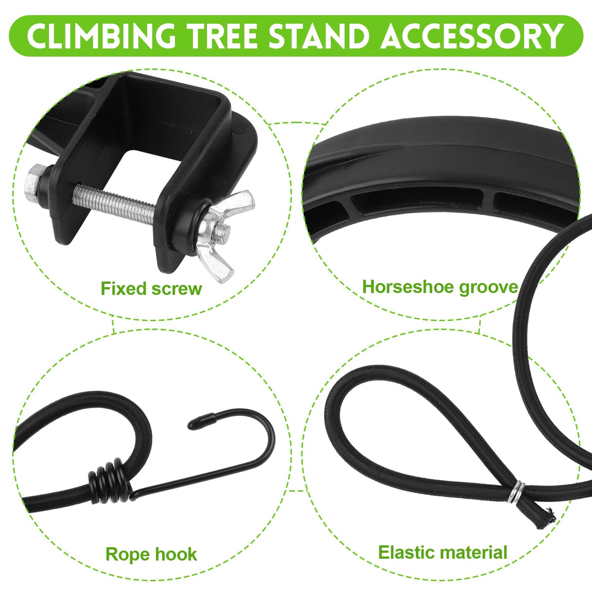 Climbing Tree Stand Accessories with Elastic Rope V400841