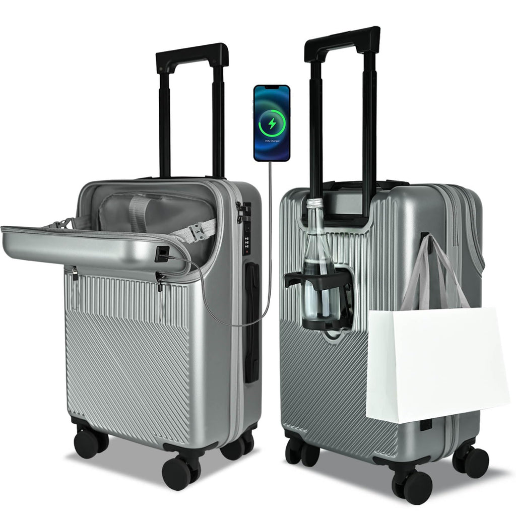20 inch Hardshell PC Carry on Luggage with Wheels C9166