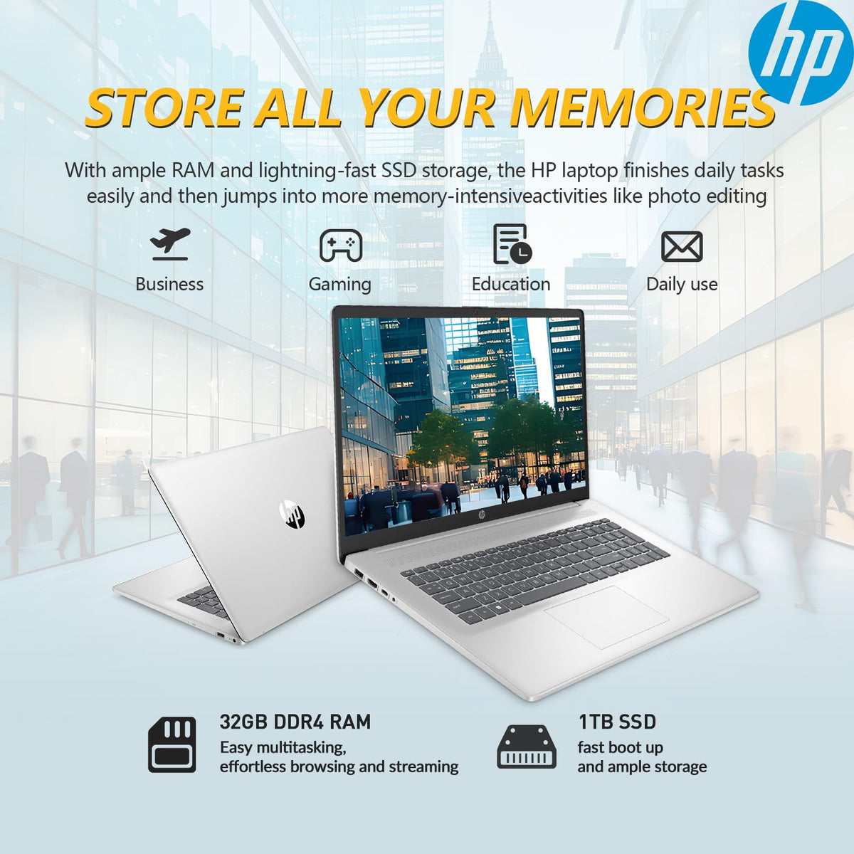 17.3" Touchscreen Laptop, 32GB RAM 1TB SSD W81772