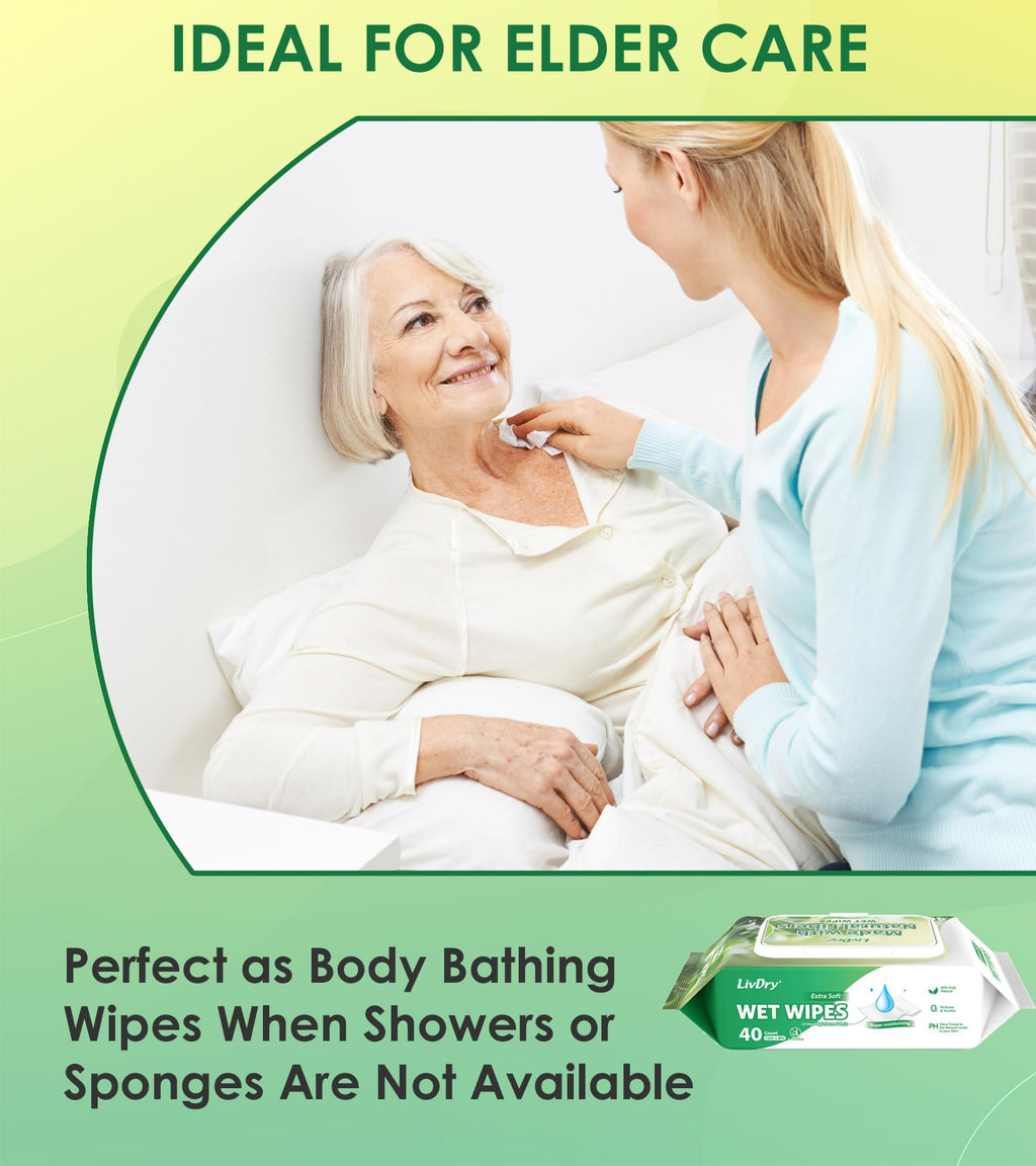 Adult Incontinence Underwear and Wet Wipes Bundle F426