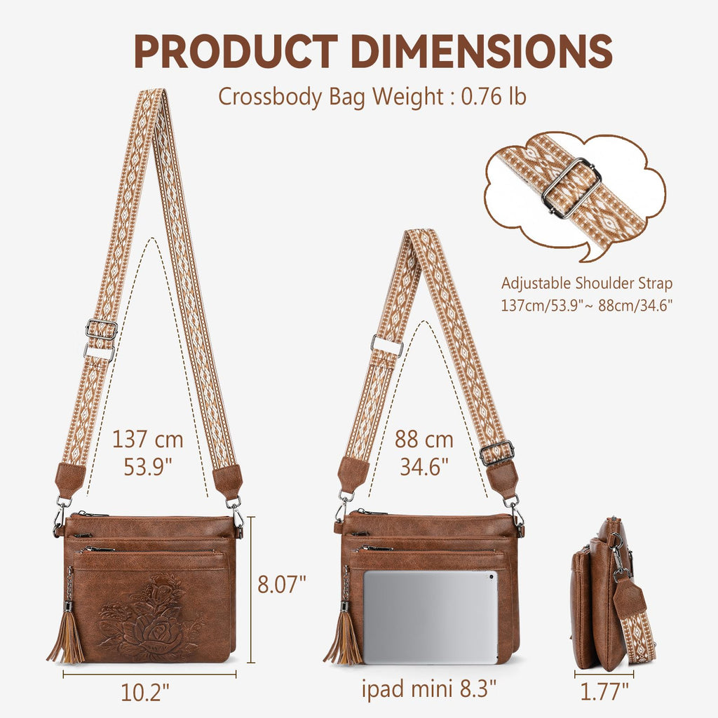 Vegan Leather Crossbody Bag R642231
