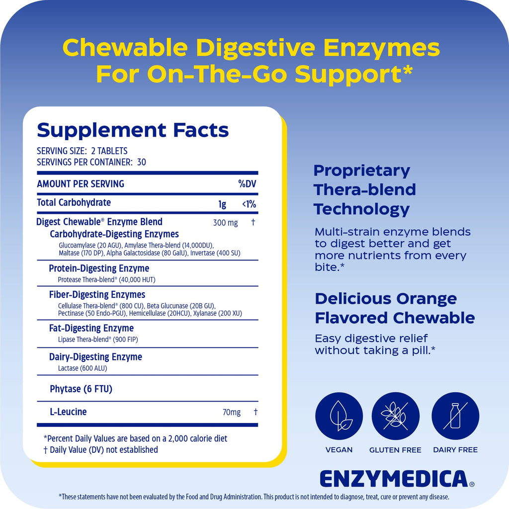 Digest Complete Chewable 60 Tablets U546283