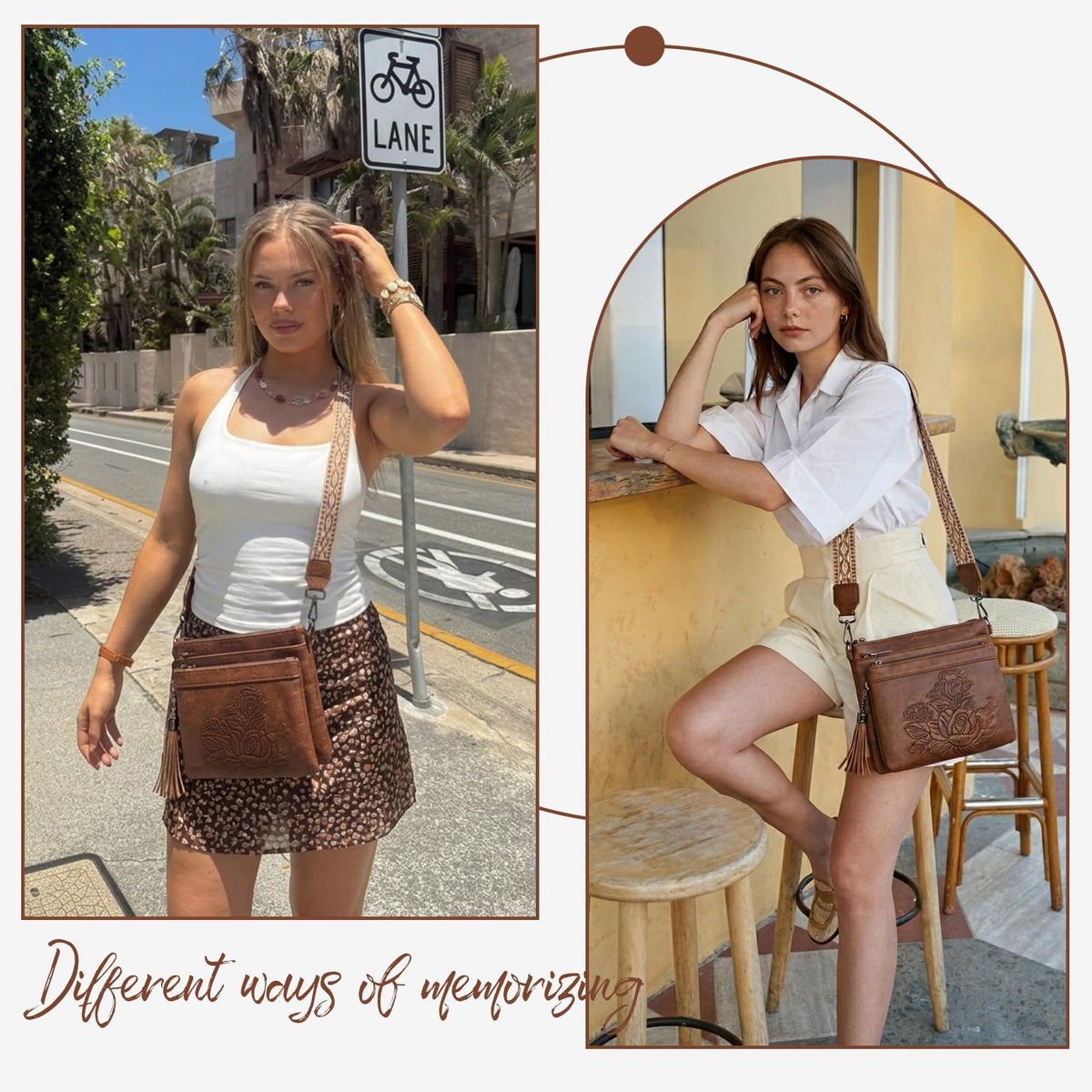 Vegan Leather Crossbody Bag R642231