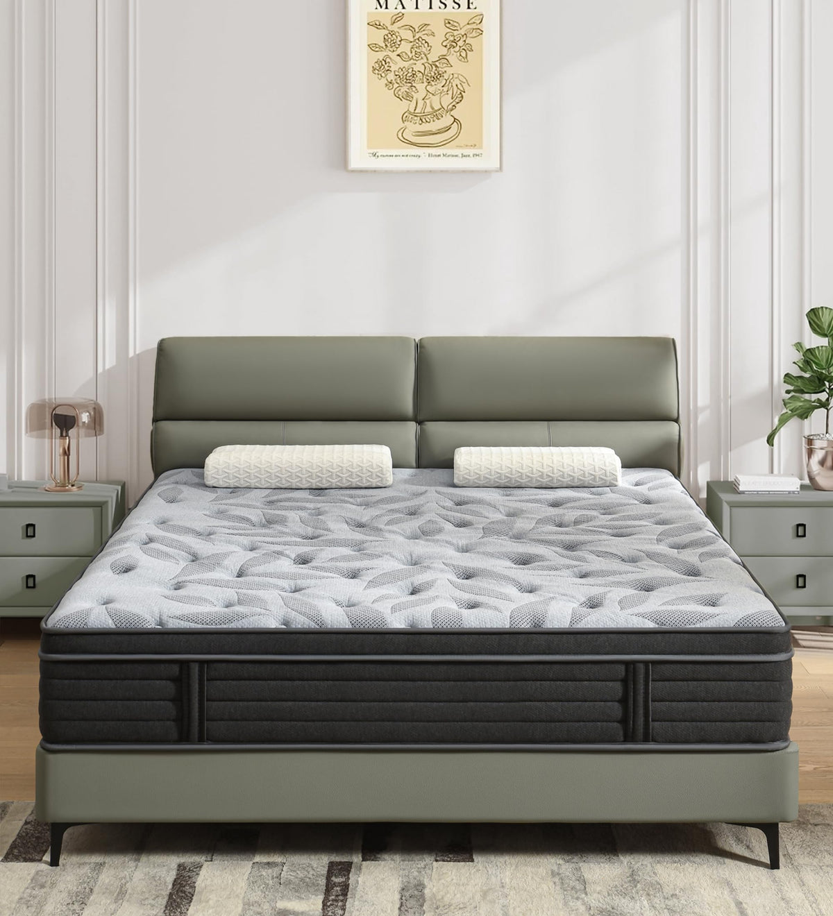12 Inch Medium Firm Hybrid Mattress Y70882