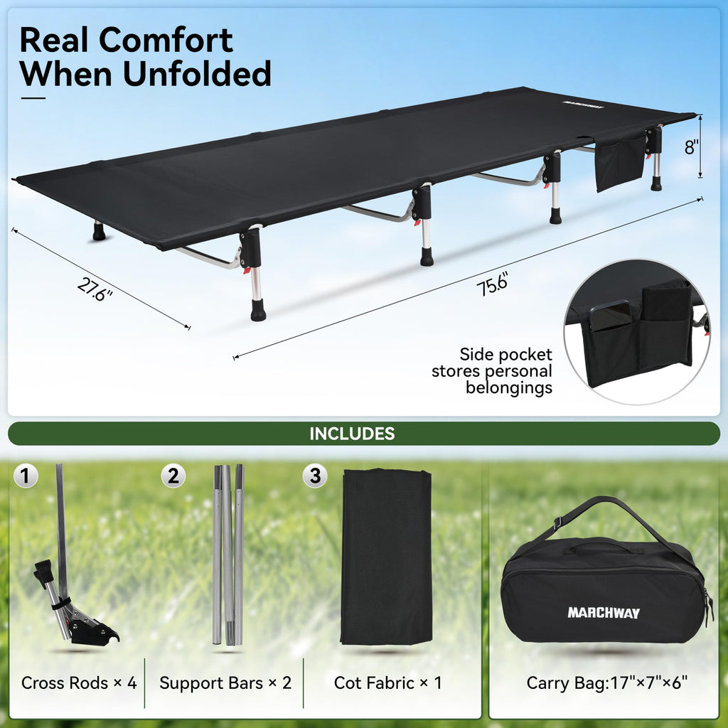 Lightweight Folding Camping Cot Bed M7444