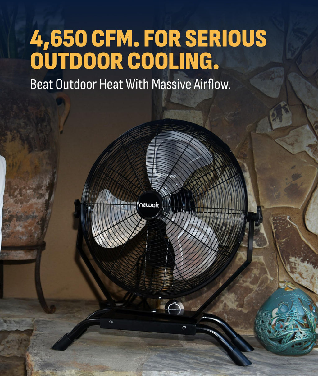 20" Outdoor Wall Mount Fan X2728