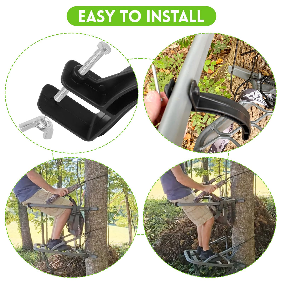 Climbing Tree Stand Accessories with Elastic Rope V400841