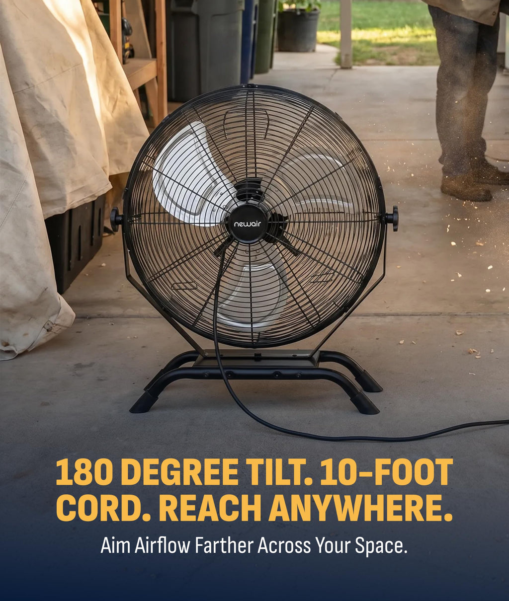 20" Outdoor Wall Mount Fan X2728