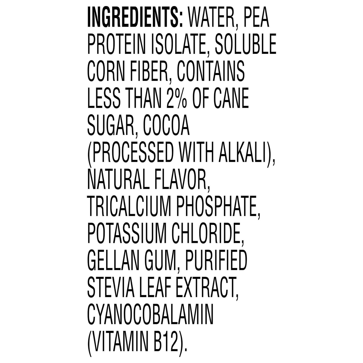 Double Chocolate Vegan Protein Shake 11 Fl Oz Pack of 12 P3224