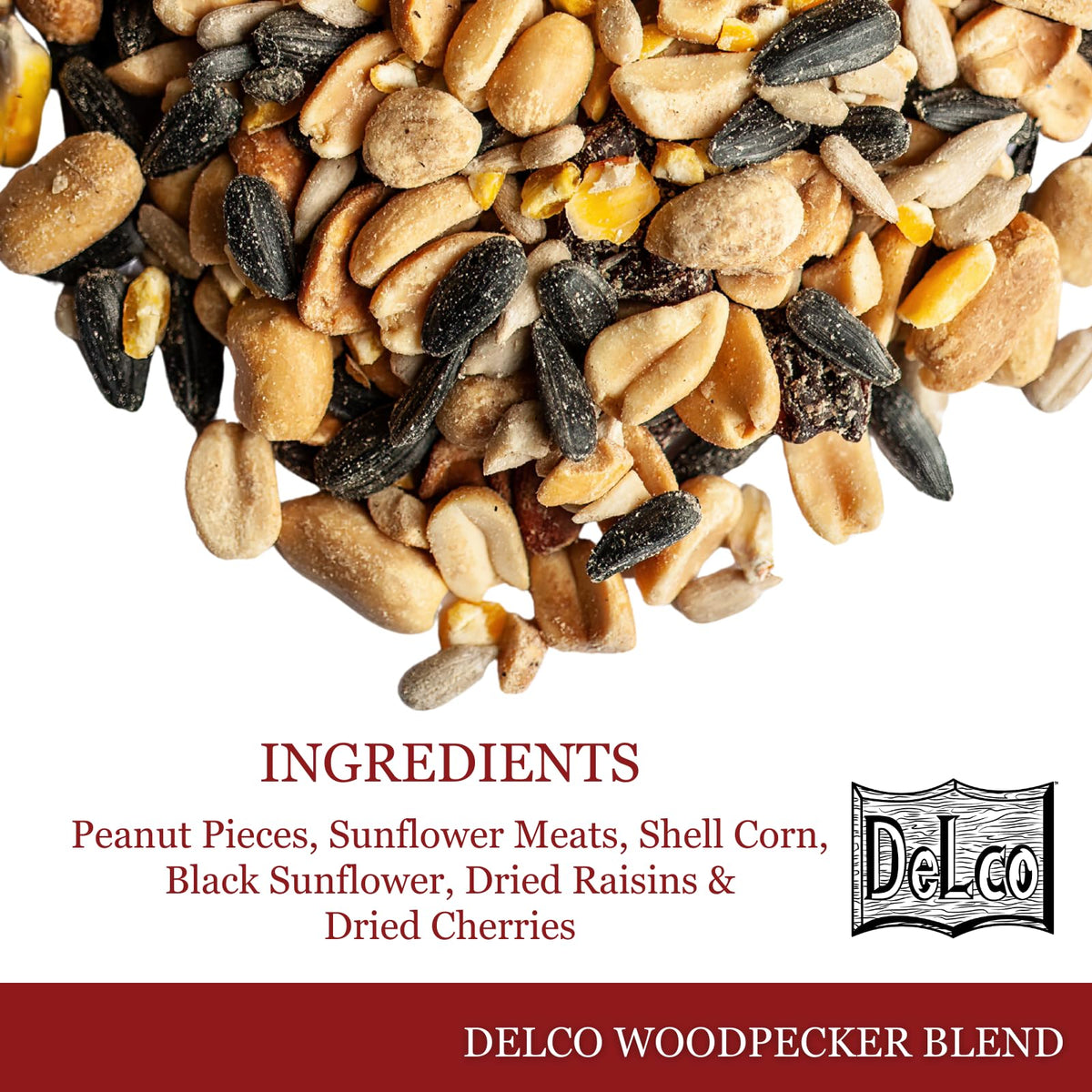 Wild Bird Seed 20 lb Bag Fruit & Nut with Sunflowers C3861