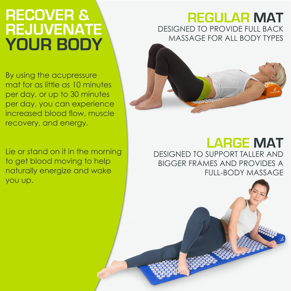 Acupressure Mat and Pillow Set C849931
