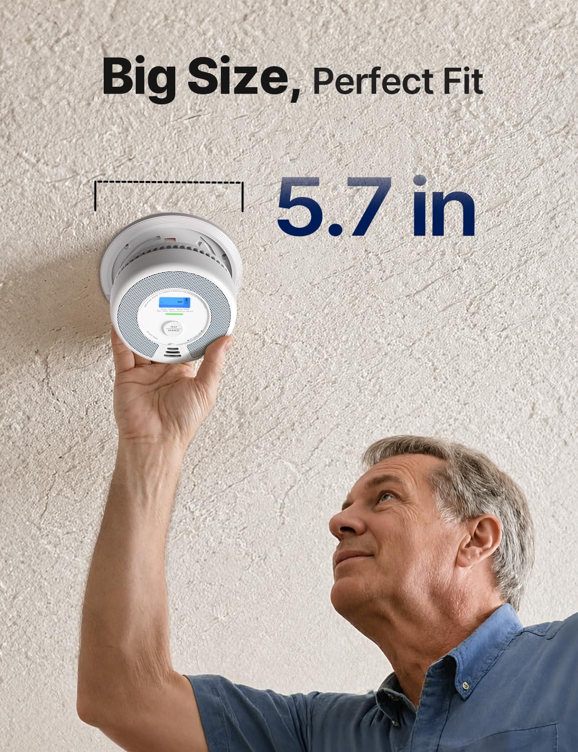 Smoke Detector Carbon Monoxide Alarm Combo 3-Pack E61586