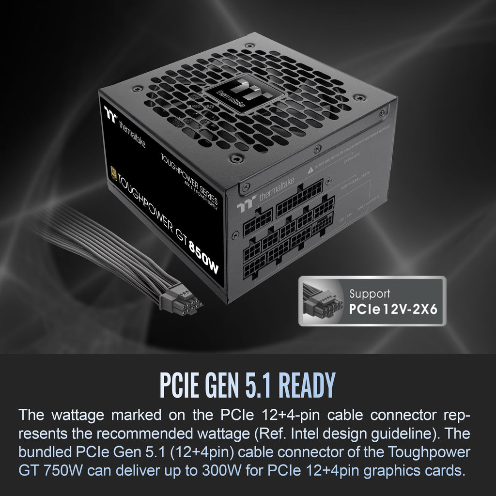 850W ATX 3.1 80 Plus Gold Power Supply Q6313