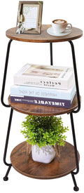 Round 3-Tier Wood Coffee Table Q918