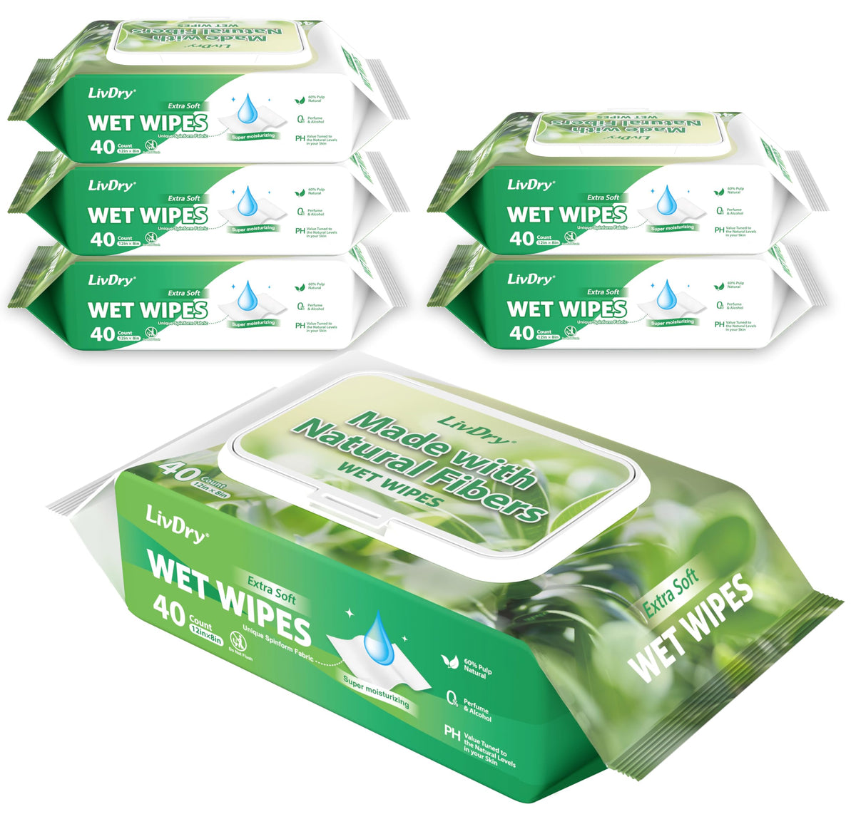 Adult Incontinence Underwear and Wet Wipes Bundle F426