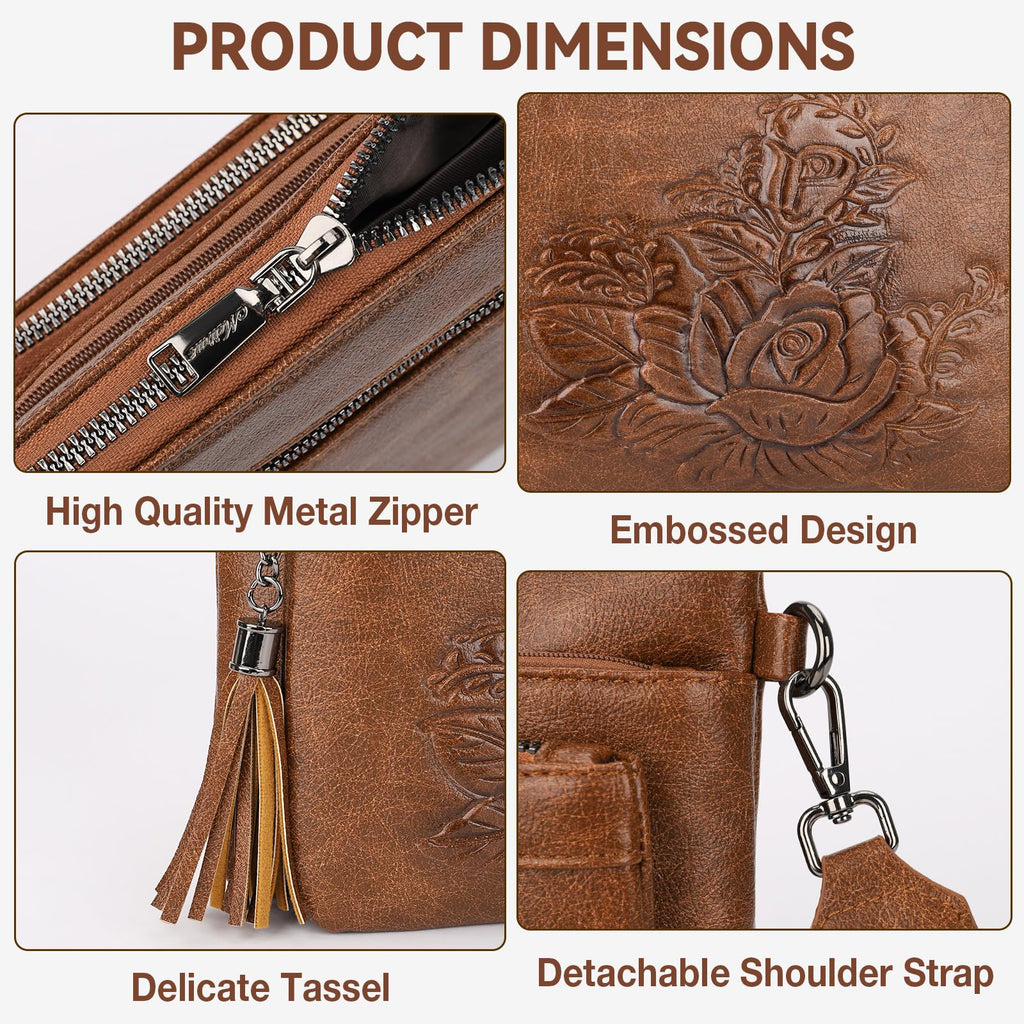 Vegan Leather Crossbody Bag R642231