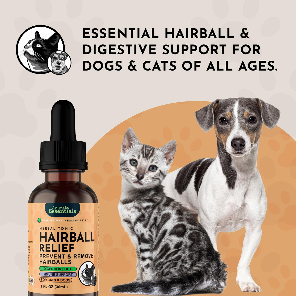 Hairball Relief Formula 2 fl Oz F702
