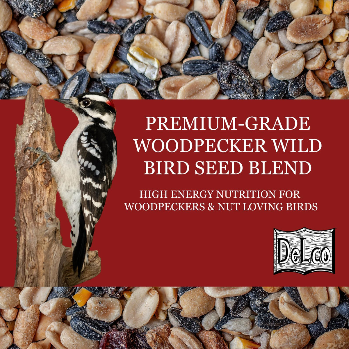 Wild Bird Seed 20 lb Bag Fruit & Nut with Sunflowers C3861