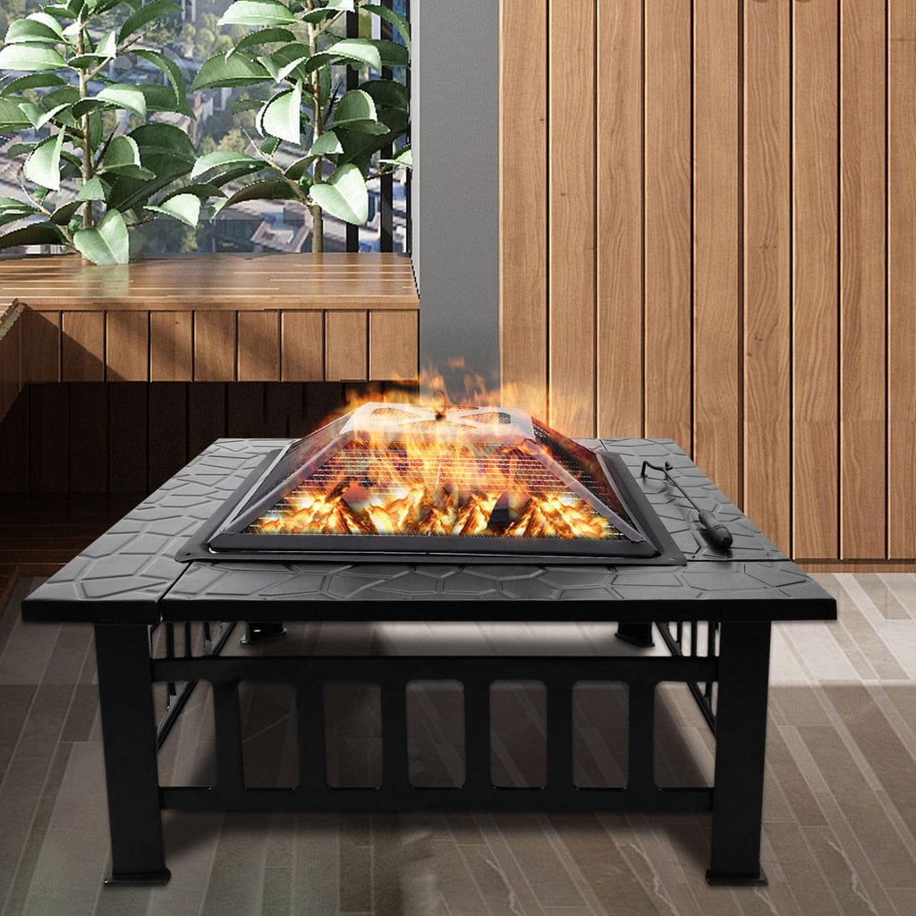 32 inch Wood Burning Outdoor Fire Pit Q582045