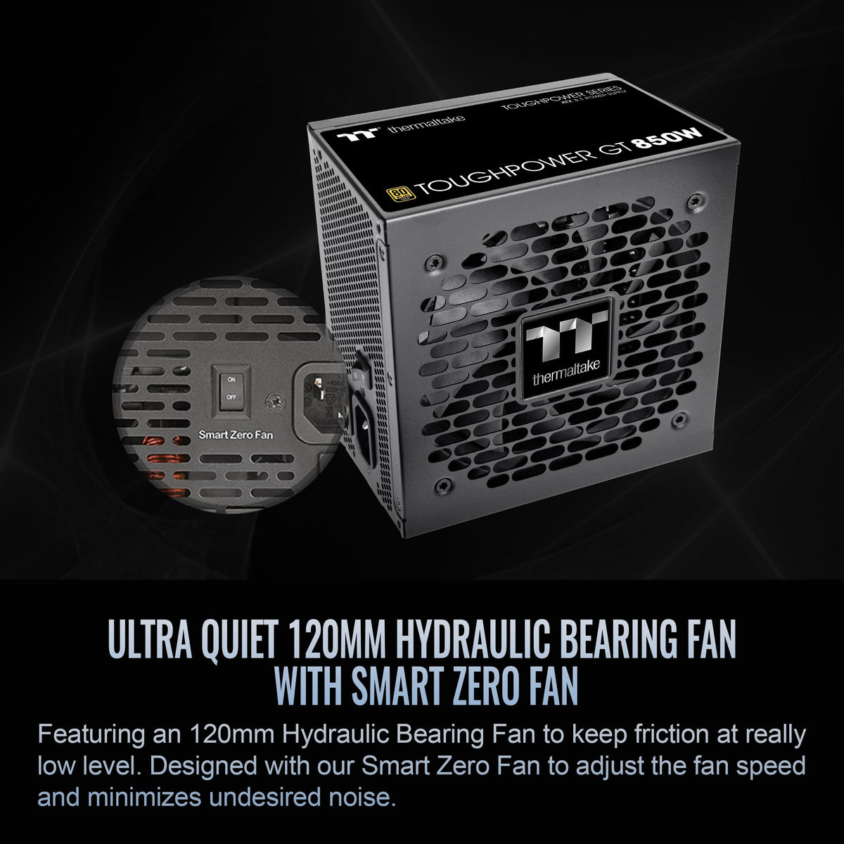 850W ATX 3.1 80 Plus Gold Power Supply Q6313