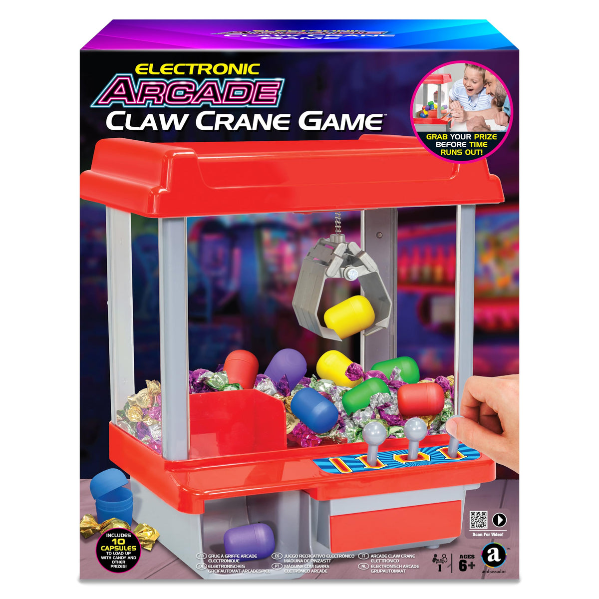 Electronic Arcade Claw Crane Game Q359944