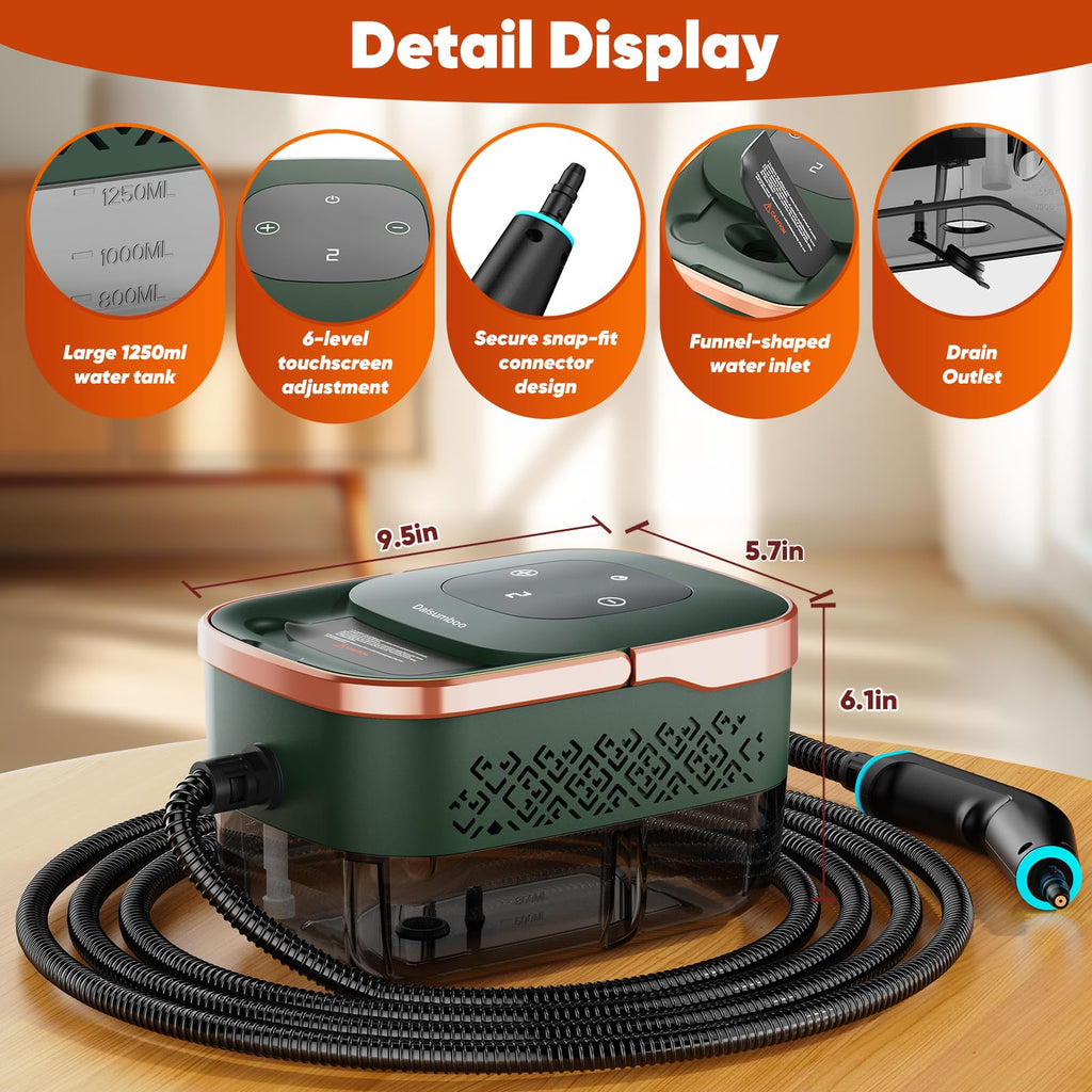 Handheld Pressurized Steam Cleaner U963