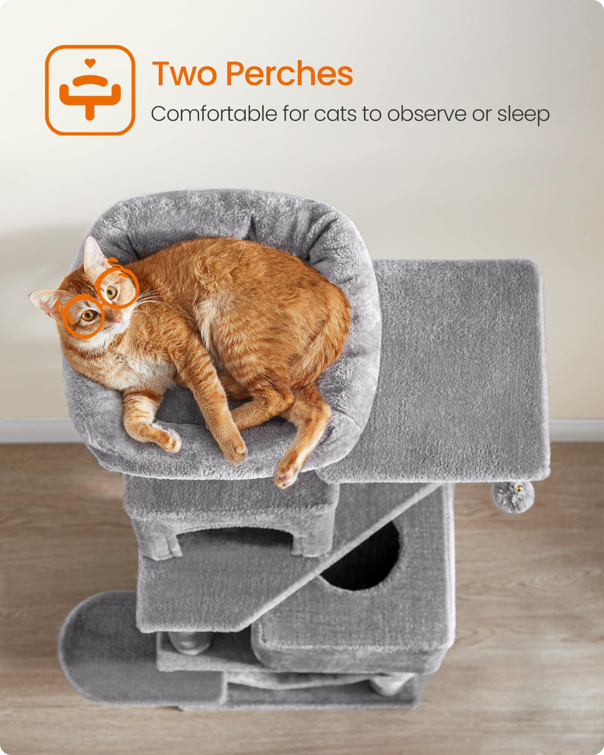 Light Gray Cat Tree P245