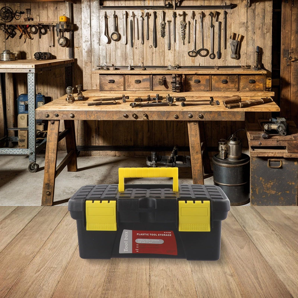 10 Inch Black Plastic Tool Box L65839