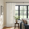 70 Inch Pinch Pleated Semi Sheer Curtains F78811
