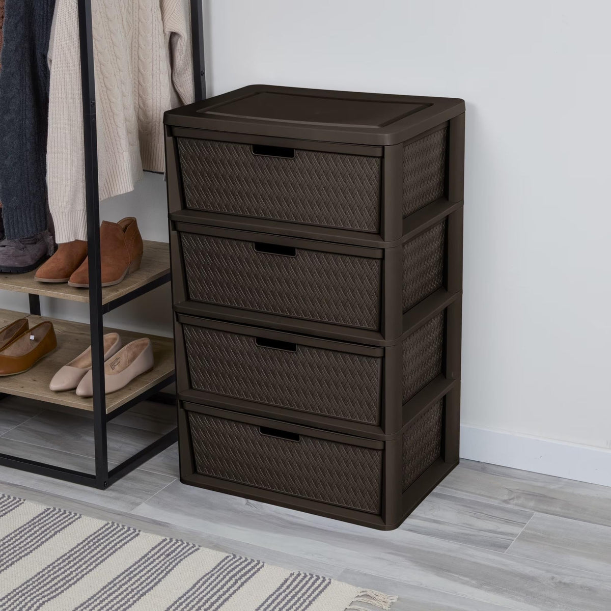 3 Drawer Storage Organizer Tower with Carry Handles K23628