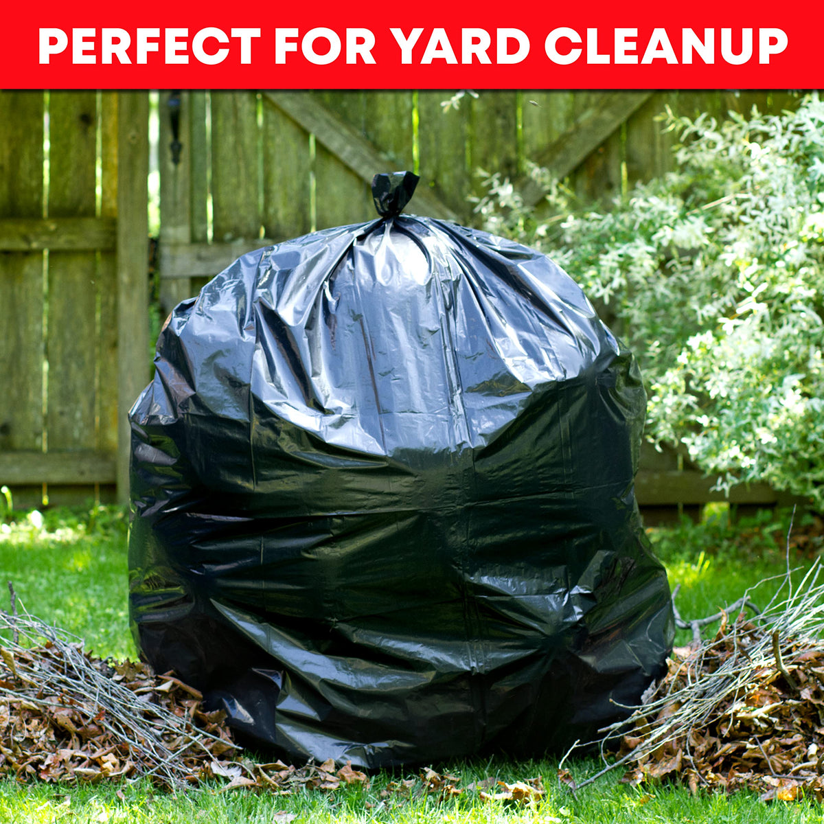 55 Gallon 3 Mil Heavy Duty Contractor Trash Bags J79131