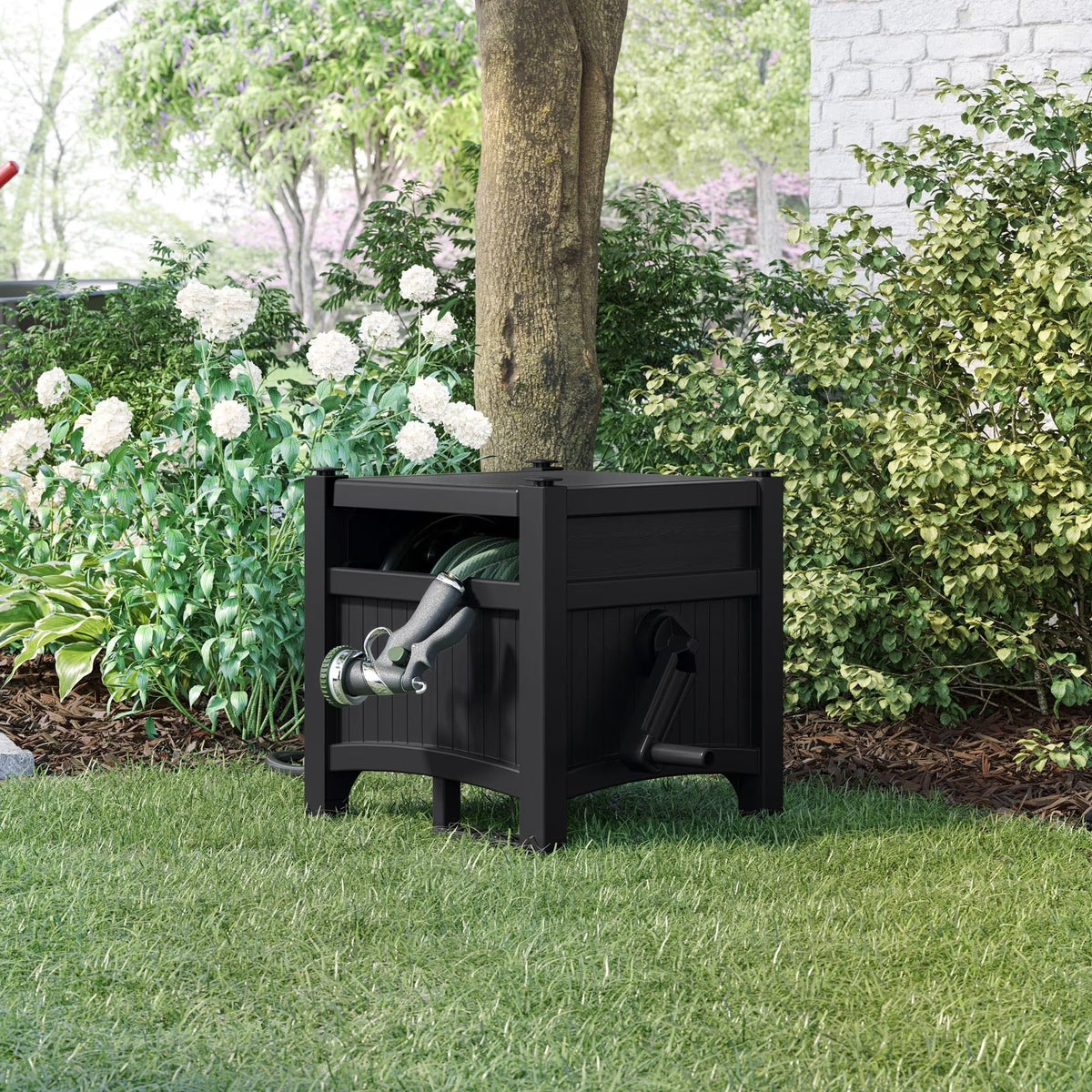 Garden Hose Reel Storage Cabinet C8322