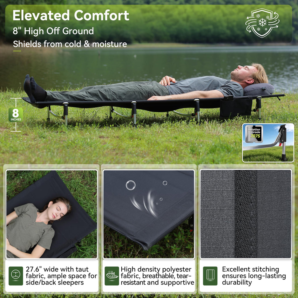 Lightweight Folding Camping Cot Bed M7444