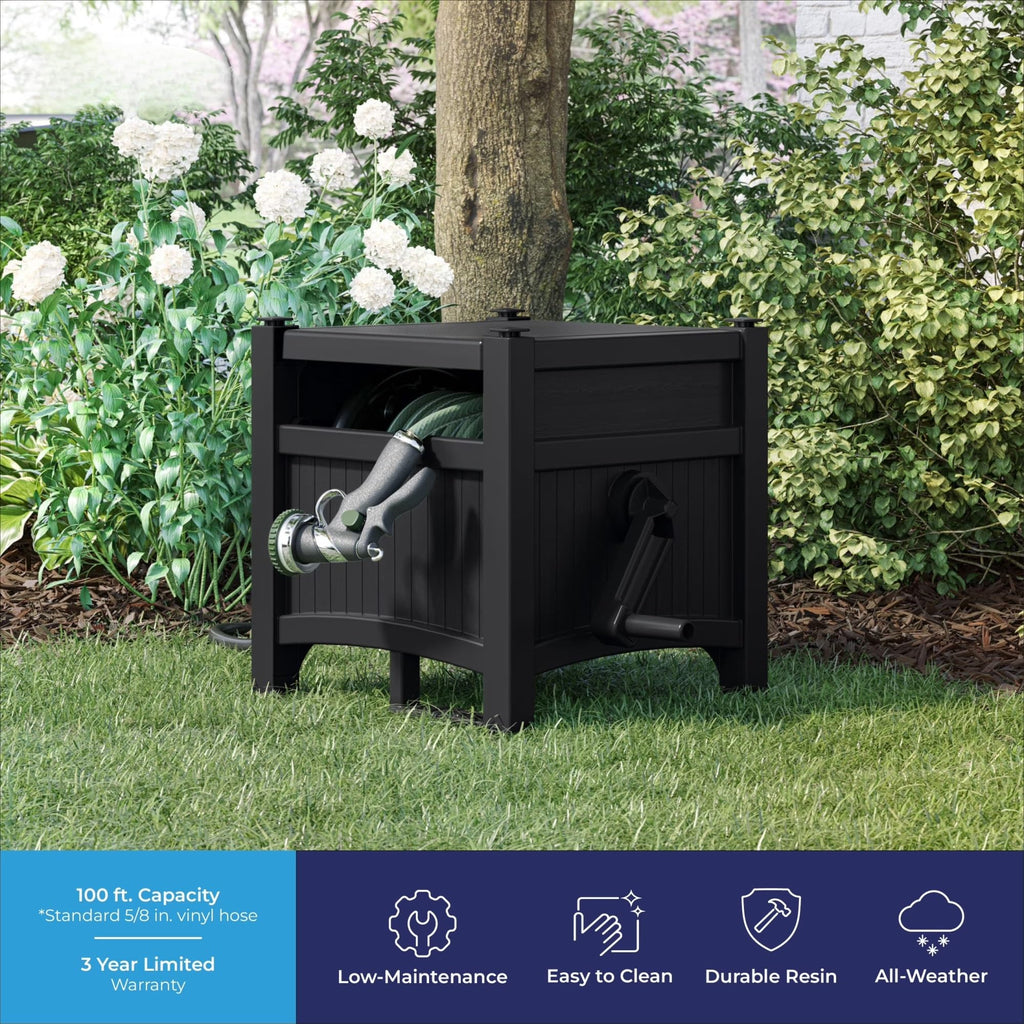 Garden Hose Reel Storage Cabinet C8322